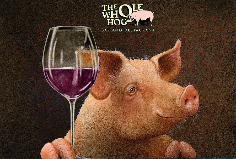 Wine tasting Dinner at The Whole Hog